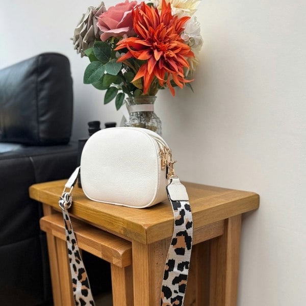 Love EMVY EMVY Icon Range Tassel Crossbody Bag with Leopard Strap