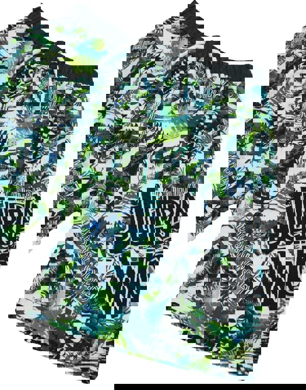 Jurassic World Boys Green Logo Swim Shorts