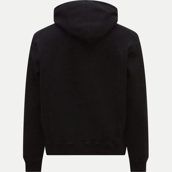 Dsquared2 Regular Fit Icon Logo Hoodie - Black