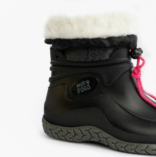 Mud Dogs NORDIC Womens Snow Boot Boots,Wellingtons (Womens) Black/Leopard