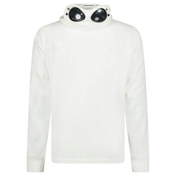 CP Company Soft Shell Goggle Jacket White - chancefashionco
