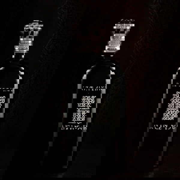 Anfar Ancient Oud Private Edition 100ml EDP bottle in dark light