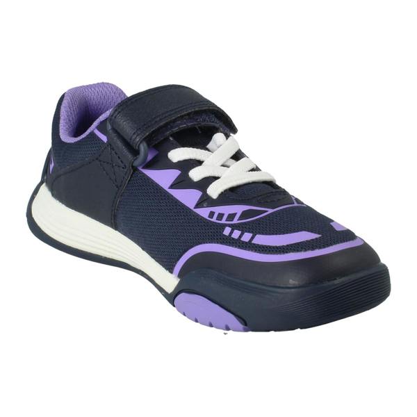 Clarks Unisex Childrens Clarks Hook and Loop Casual Trainers Cica Star Flex K