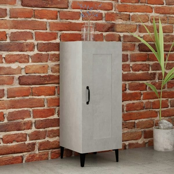 Berkfield Sideboard Concrete Grey 34.5x34x90 cm Engineered Wood