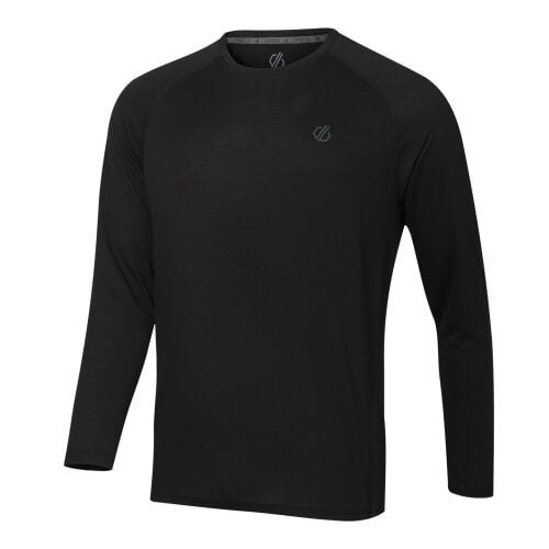 Dare 2B Mens Agile Long-Sleeved T-Shirt - Black
