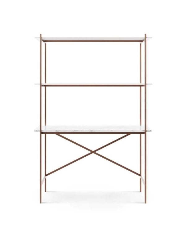Adriana Bookshelves & Desk by Gillmore British Design © GillmoreSPACE Ltd