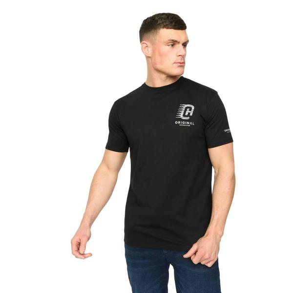 Crosshatch Mens Winchamp T-Shirt - Black - 