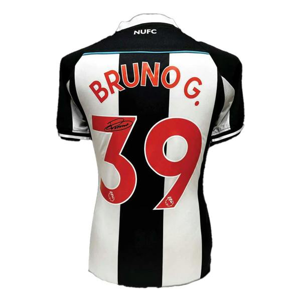Unbranded Bruno Guimaraes signed Newcastle United Shirt — Framed