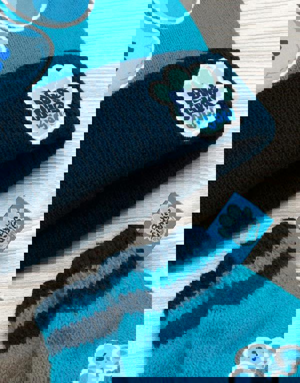 Blue's Clues & You! Unisex Kids Blue Beanie and Gloves Set (One Size)