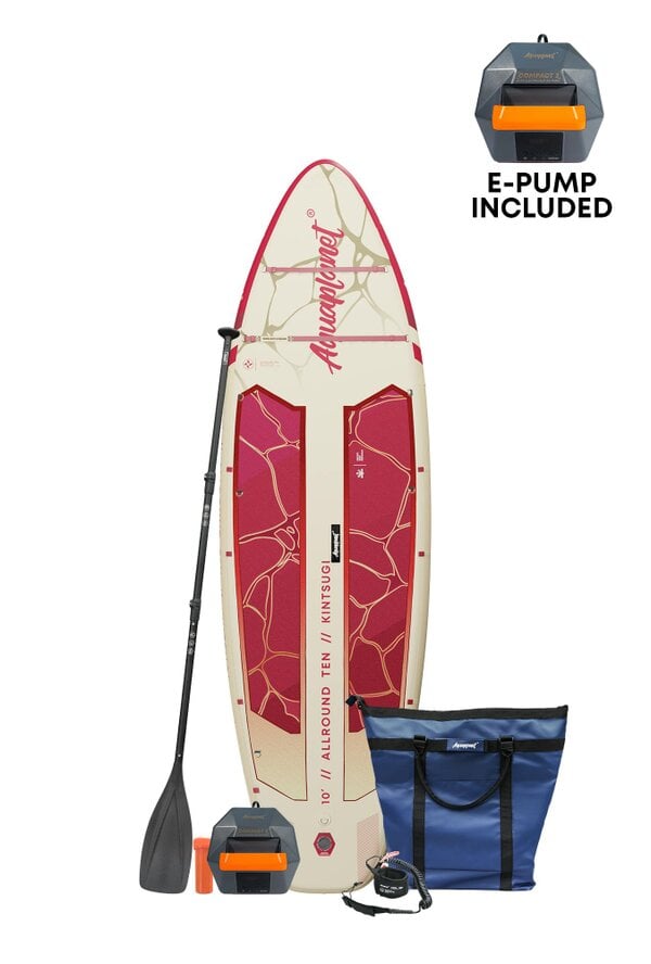 Aquaplanet ALLROUND TEN 10' Inflatable Paddle Board Package - Kintsugi