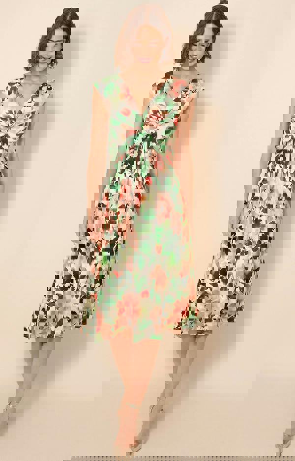 Alie Street London Renee Knot Dress - Peony Pink