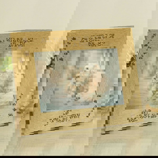 Personalised Memento Company Personalised Pet 6x4 Photo Frame