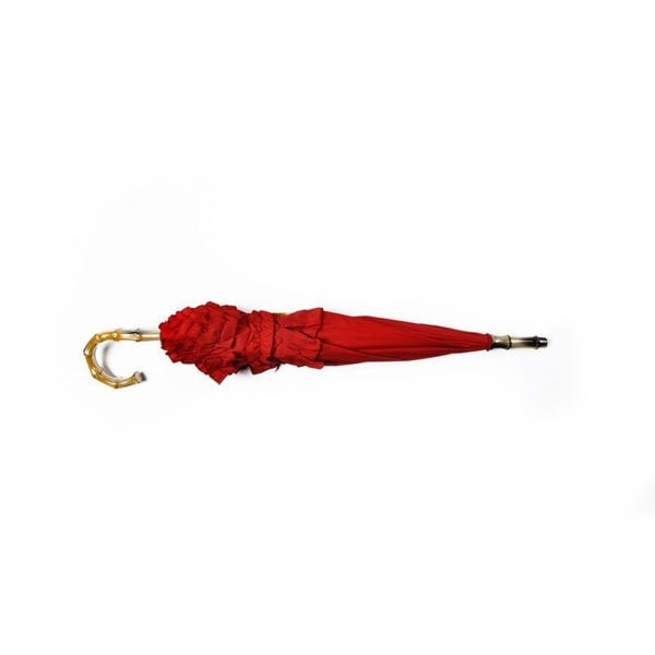 Kids red wedding umbrella closed