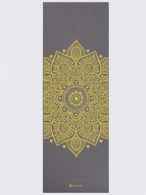 Gaiam Premium Citron Sundial Yoga Mat 6mm