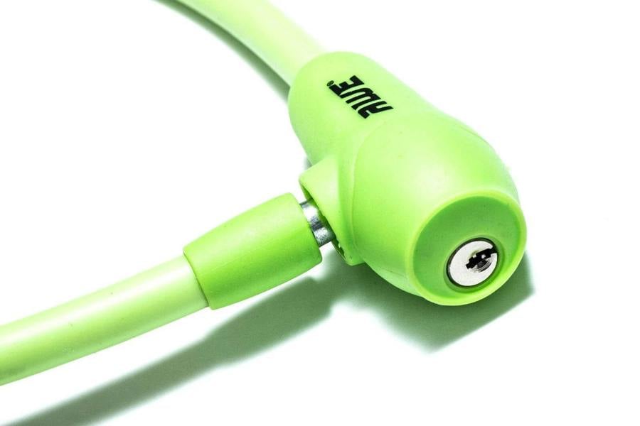 Awe Silicone 600mm x 12mm Bike/Bicycle Hardened Steel Automatic Cable Lock with Keys