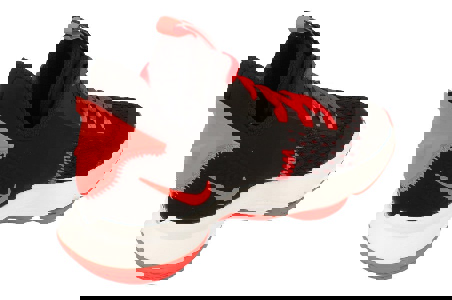 Nike Lebron Witness V Mens Basketball Trainers Cq9380  005 - Black Bright Crimson 005 - Photo 2