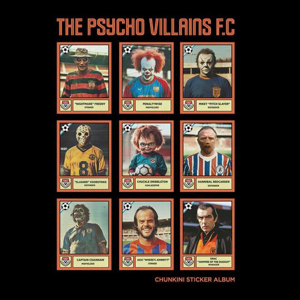 Psycho Villains Black T-Shirt