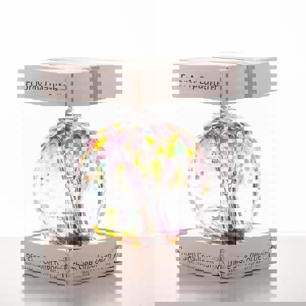 10cm Spirit Ball - For My Daughter - Multicoloured Pink