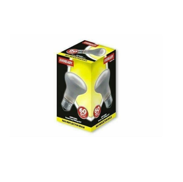 Eveready 10 x Eveready 60W ES R63 R/S Reflector Light Bulbs