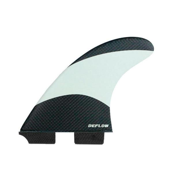 Deflow Surf Deflow Fusion Thruster fins - White - twin tab - M