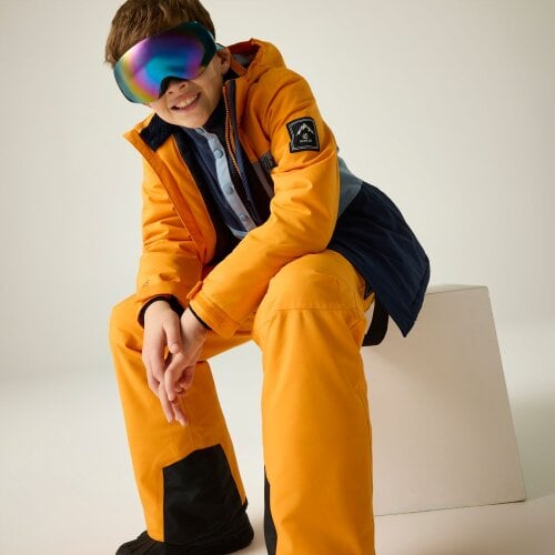 Dare 2B Kids Send It II Ski Jacket - Electric Orange/Navy