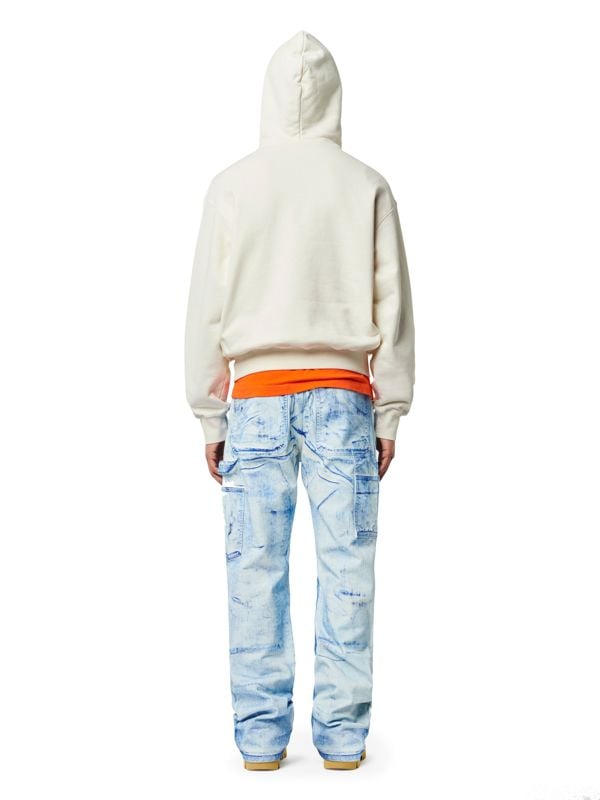 Heron Preston Boxed Heron Logo Hoodie - White