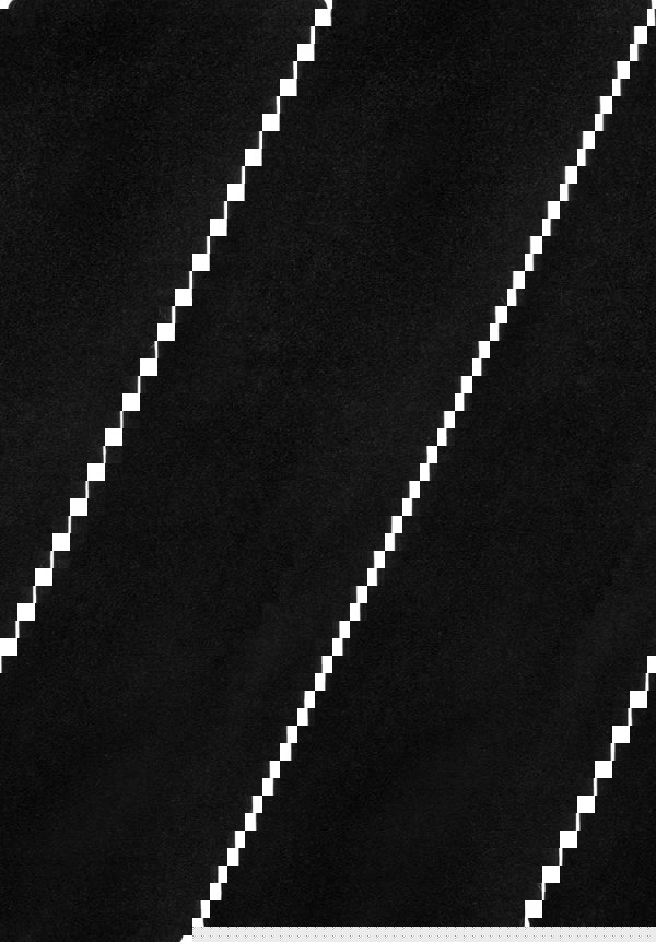 Modern Plain Black Rug – Soft Short Pile