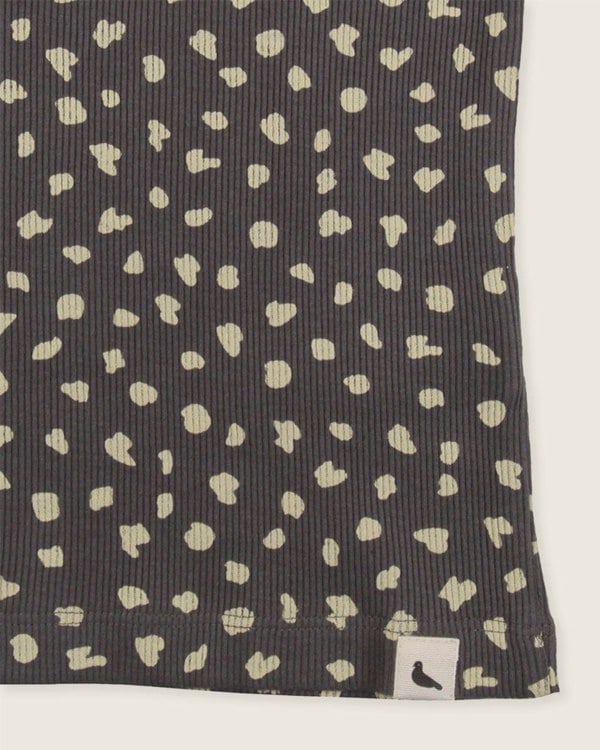 Charcoal Grey Animal Print Top And Short Set - image 4
