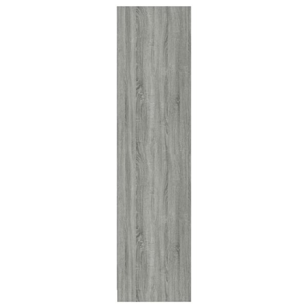 Berkfield Wardrobe with Drawers Grey Sonoma 50x50x200 cm Engineered Wood
