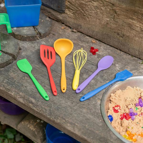tickit Rainbow Silicone Utensils