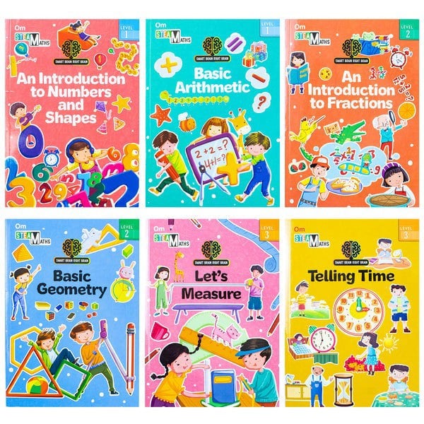 My First Maths Library Set of 6 Book Set Level 1- 3