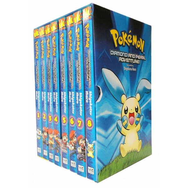 VIZ Media Pokemon Diamond And Pearl Adventure 8 Books Collection Box Set Vol 1-8