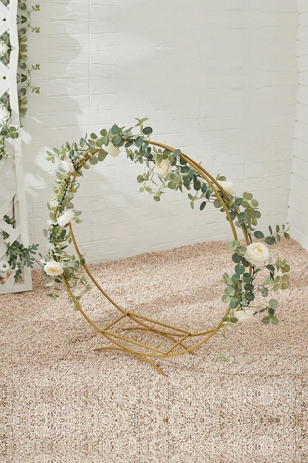 Living and Home Wedding Double Ring Flower Rack