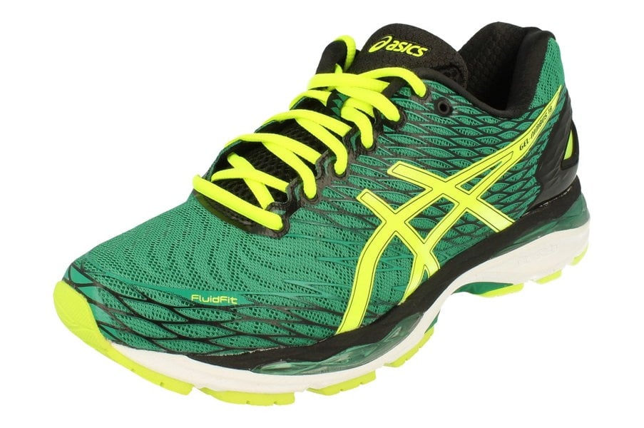 Asics Gel-Nimbus 18 Mens T600N 8807 8807 - Pine Flash Yellow Black 8807 - Photo 0