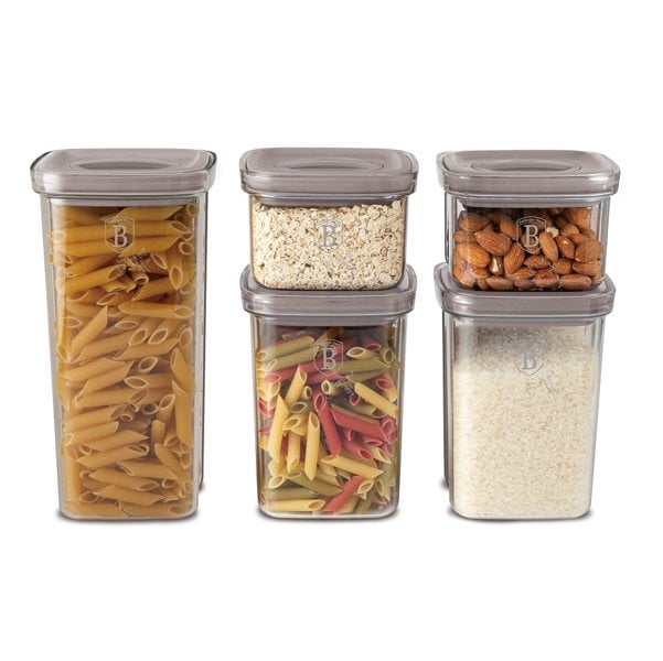 5+5 pcs canister set Berlinger Haus BH8576 Taupe