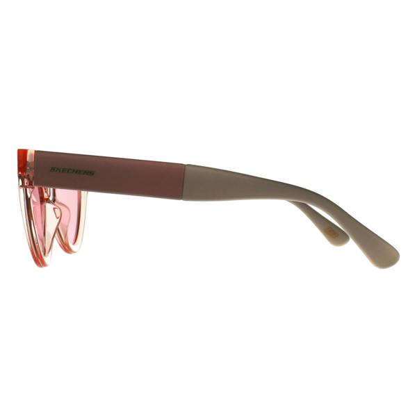 Skechers Sunglasses SE6102 72S Crystal Pink Pink Polarized