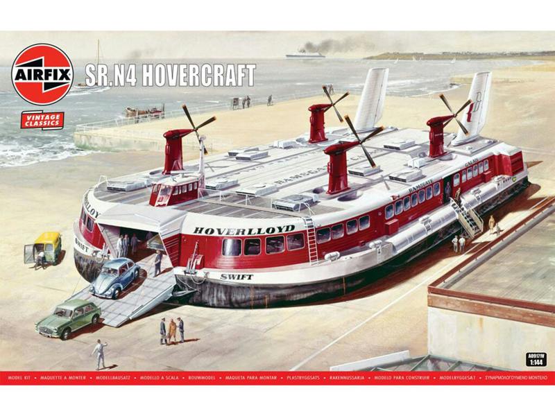 Airfix Vintage Classics SR.N4 Hovercraft (1:144 Scale)