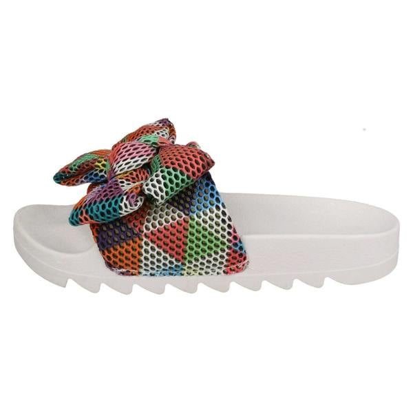 Spot On Ladies Spot On Multi Twist Bow Sliders
