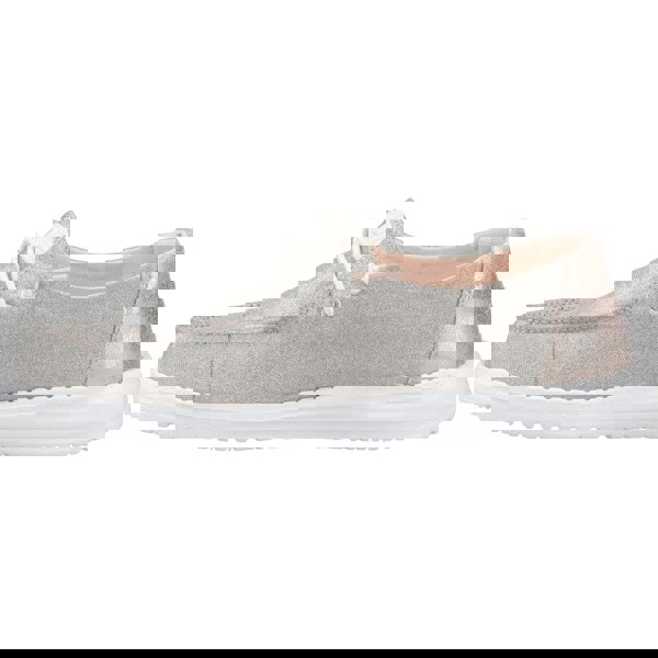 HEYDUDE Wendy Metallic Sparkle Shoes - Rose Gold