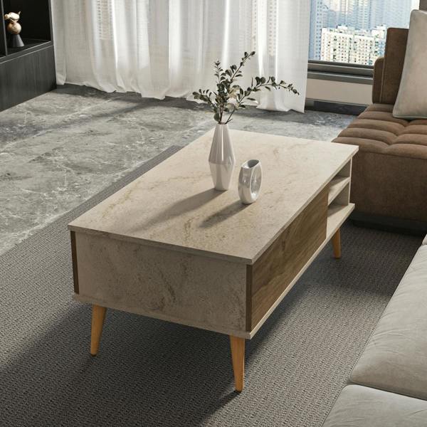 Decorotika Como 110 cm Modern Coffee Table