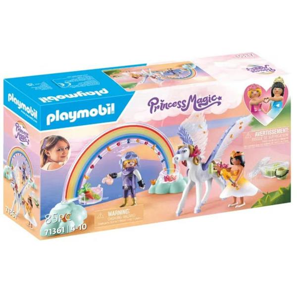 Playmobil Pegasus with Rainbow in the Clouds - 71361 Playset
