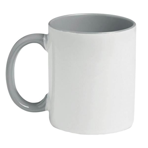 MidOcean Sublimcoly Two Tone Sublimation 300ml Mug - White/Grey - 