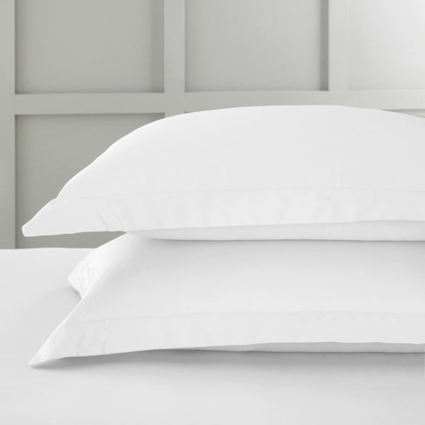 Bianca 400 Thread Count Cotton Sateen Oxford Pillowcase Pair