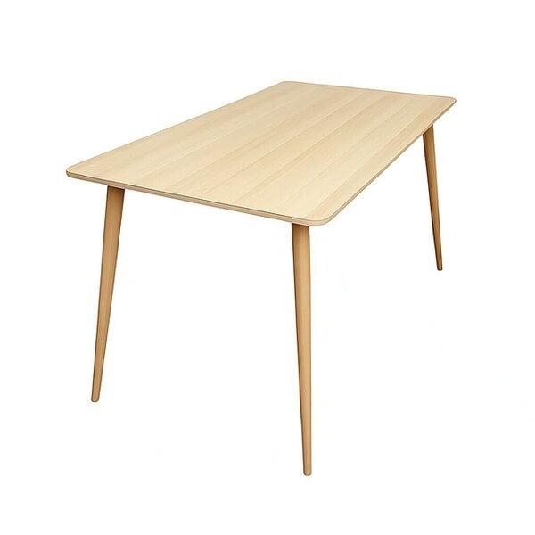 Kosy Koala Modern Rectangle Oak Effect Dining Table Only For Dining Room