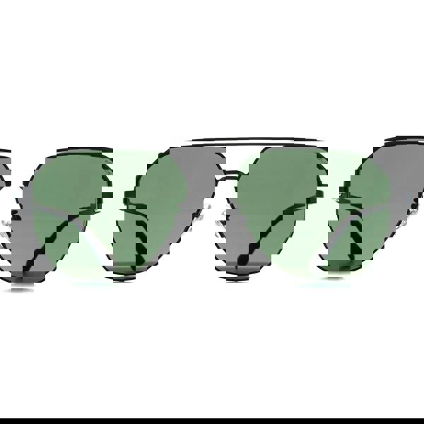 Police Sunglasses SPLP30 Ranger 1 0627 Shiny Gunmetal Green