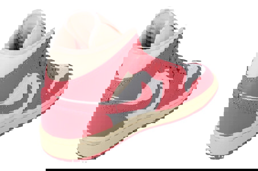 Nike Womens Air Jordan 1 Mid Trainers Bq6472 109 - Sail Pink Salt Guava Ice 109 - Photo 2