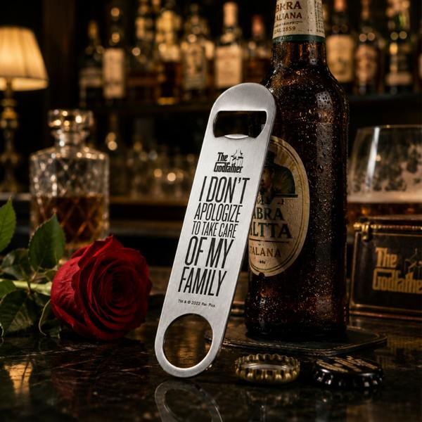 Widdop & Co Fandomania The Godfather Stainless Steel Bottle Opener Silver