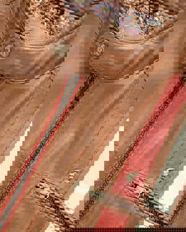 Gabicci AGABJ03 Leather McQueen Jacket COGNAC