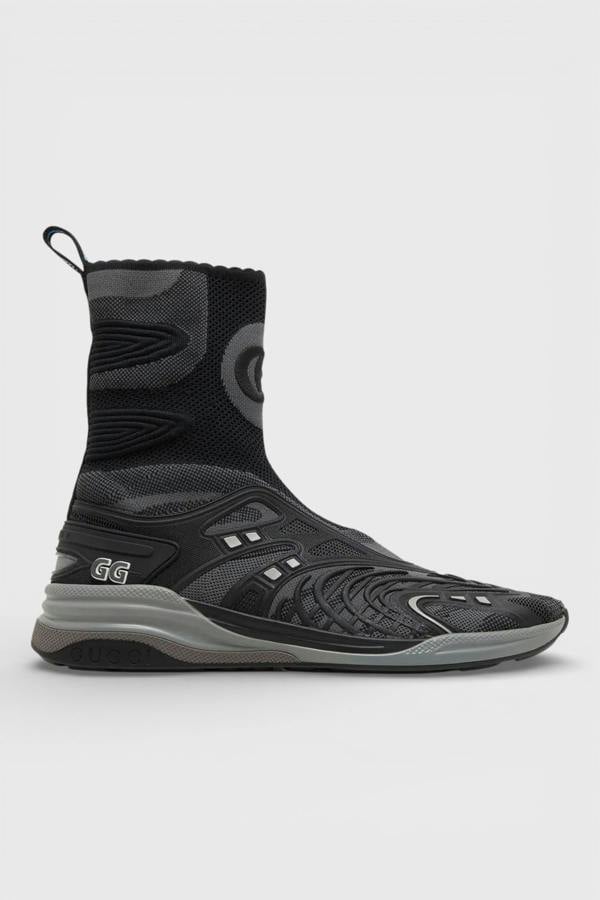 Gucci Ultrapace R Mid Black Grey