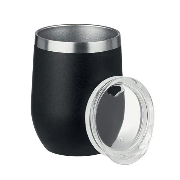 MidOcean Chin Chin Double Wall 300ml Mug - Black - 